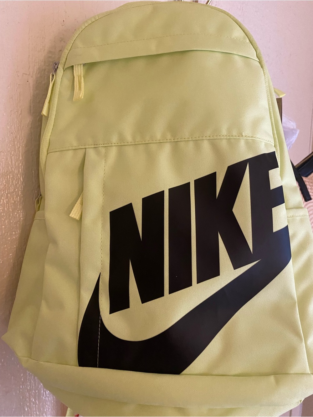 Nike backpack in neon green